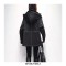 Oversized Waterproof Windbreaker Hood Coats - Black