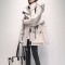 Oversized Waterproof Windbreaker Hood Coats - White