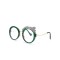 Optical Prescription Eyeglasses Retro Round Frame Anti Blue Light Glasses - Transparent Green