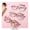 Optical Prescription Eyeglasses Retro Round Frame Anti Blue Light Glasses - Transparent Green