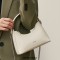 Luxury Crossbody Trendy Chain Decorated Purses Shoulder Handbag - Beige