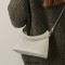 Luxury Crossbody Trendy Chain Decorated Purses Shoulder Handbag - Beige