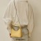 Luxury Crossbody Trendy Chain Decorated Purses Shoulder Handbag - Yellow