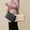 Shoulder Style Chain Straps Business Women Elegant Bag - Black