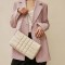 Shoulder Style Chain Straps Business Women Elegant Bag - Beige