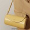 Stylish Crossbody Shoulder Bag Round Bucket Shape Purse Bags - Yellow