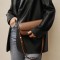 Saddle Style Elegant Well Shape Purses Handbags Bag - Brown