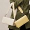 Envelope Shape Purses Shoulder Handbags Bag  - Beige