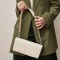 Envelope Shape Purses Shoulder Handbags Bag  - Beige