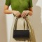 Autumn Vintage Style Shoulder Commuter Handbags Bag - Black