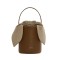 Casual Style String Medium Capacity Crossbody Shoulder Purses Mini Bucket Bag - Brown