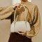 Large Capacity Stylish Shoulder Boston Style Bag - Beige
