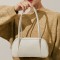 Large Capacity Stylish Shoulder Boston Style Bag - Beige