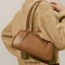 Large Capacity Stylish Shoulder Boston Style Bag - Brown