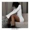 Bandage Black Vestido Knit Mini Dress