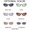 Retro Shades Cat Eye Small Frame Snake Decorated Sunglasses - Red