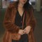 Shaggy Faux Fur Vintage Full Sleeve Winter Coats - Coffee