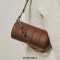 Bucket Shape Crossbody Shoulder Double Straps Stylish Bag - Brown
