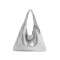 Sparkle Sequin Hobo Evening Metallic Bags - Silver
