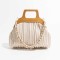 Acrylic Chain Cloud Shape Crossbody Bags - Beige