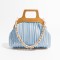 Acrylic Chain Cloud Shape Crossbody Bags - Blue