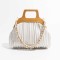 Acrylic Chain Cloud Shape Crossbody Bags - White