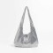 Sparkle Sequin Hobo Evening Metallic Bags - Silver