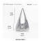 Sparkle Sequin Hobo Evening Metallic Bags - Silver