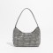 Chic Glitter Rhinestones Sparkling Crystal Crossbody Bags - Silver