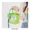 Jelly Color PVC Checkered Summer Beach Picnic Handbag Bags - Multicolor