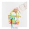 Jelly Color PVC Checkered Summer Beach Picnic Handbag Bags - Multicolor