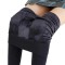 High Waist Stretchy Warm Winter Leggings Pants - Gray