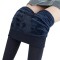 High Waist Stretchy Warm Winter Leggings Pants - Navy