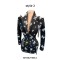 Pearl Glitters Silver Crystal Deep V Neck  Suit Costumes Short Dress