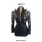 Pearl Glitters Silver Crystal Deep V Neck  Suit Costumes Short Dress
