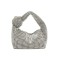 Chic Glitter Rhinestones Sparkling Crystal Evening Bags - Silver
