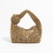 Chic Glitter Rhinestones Sparkling Crystal Evening Bags - Gold
