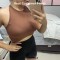 Elastic Solid Color Casual Street Style Elastic Basic Crop Tops - Purple
