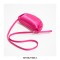Korean Style Dumpling Shape Crossbody Mini Purse Bags - Purple