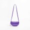 Korean Style Dumpling Shape Crossbody Mini Purse Bags - Purple