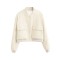 Long Sleeve Big Pockets Elegant Streetwear Spring Autumn Coats Jackets - White