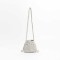 Cotton Rope Knitted Crossbody Small Purse Bag - White