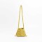 Cotton Rope Knitted Crossbody Small Purse Bag - Yellow
