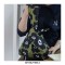 Cute Mini Japanese Wrist Knot Lines Decorated Lunch Washable Day Bags - Green