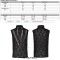 Asymmetric Sharp Teeth Mesh Vest Gothic Punk Cool High Collar Simple Black Tank Tees Summer Tops
