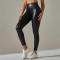 High Waist Spandex Leggings Stretch Pants - Black