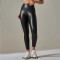 High Waist Spandex Leggings Stretch Pants - Navy