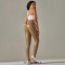 High Waist Spandex Leggings Stretch Pants - Yellow