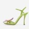 Peep Toe Butterfly Stiletto Heels Ankle Buckle Straps Sandals