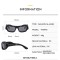Vintage 2000s Twisted Hip Hop Trendy Streetwear Sunglasses - Black Silver